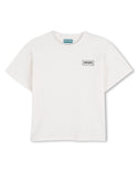 White Classic Logo Tee