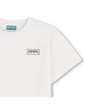 White Classic Logo Tee