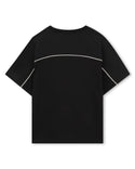 Black with White Trim Logo Tee