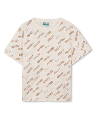 Off White Allover Logo Tee