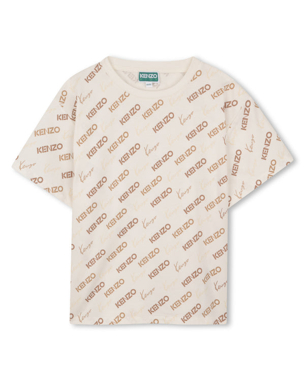 Off White Allover Logo Tee