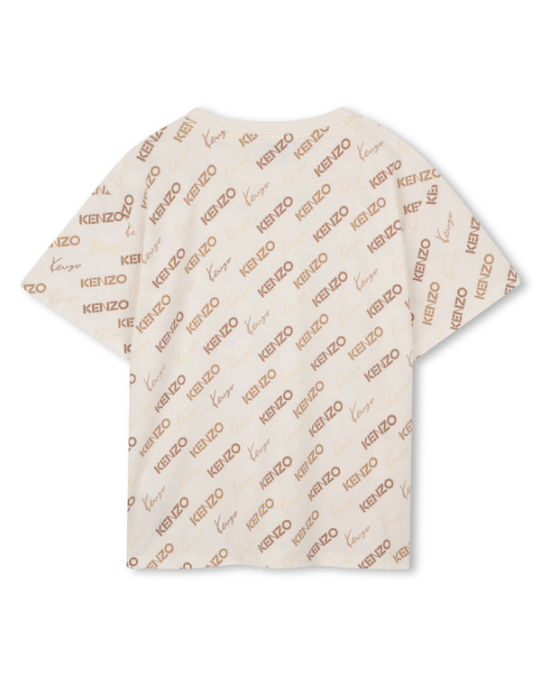 Off White Allover Logo Tee