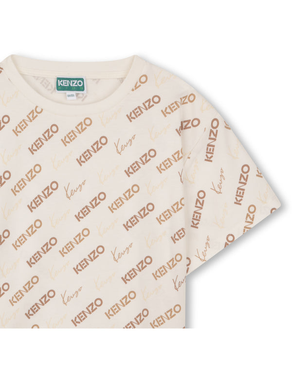 Off White Allover Logo Tee