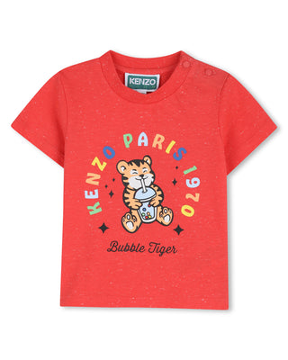 Red Baby Boba Logo Tee