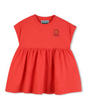 Red Baby Flower Logo Dress