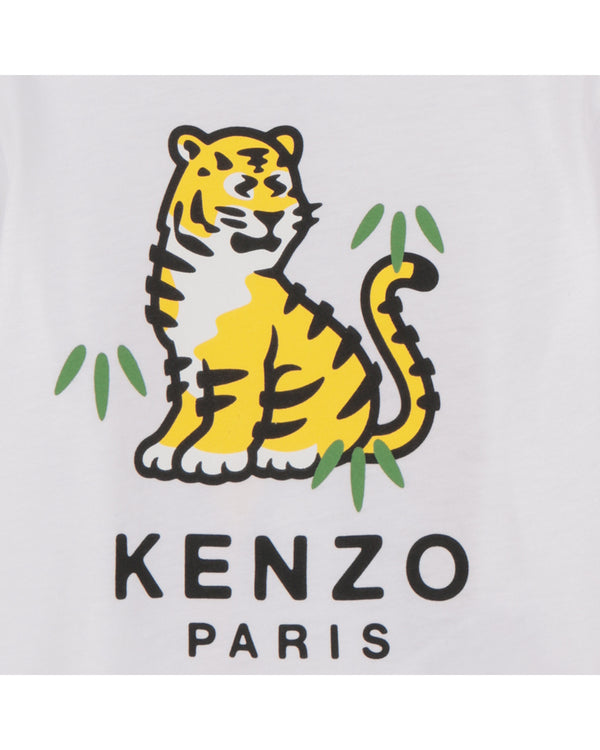 White Tiger Logo Tee