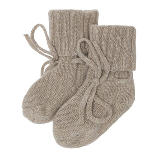 Bear Melange Baby Cashmere Socks