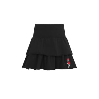 Black French Terry Skirt