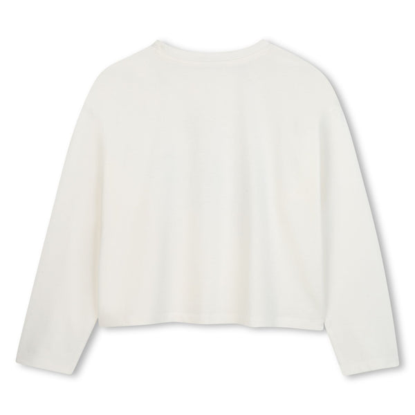 Off White Fashion Girls Long Sleeve Tee