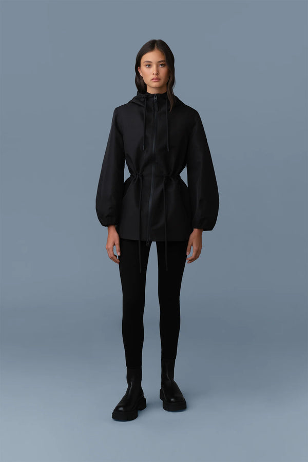 Black Adults Kalea Sinched Raincoat