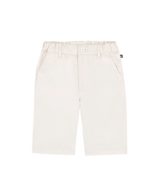 White Twill Bermuda Short
