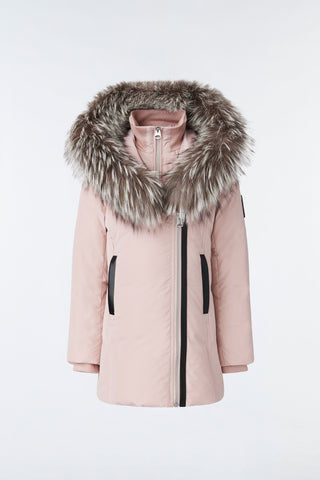 Petal Leelee Girls Coat with Fur