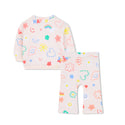 Pink Happy Print Crewneck and Pants
