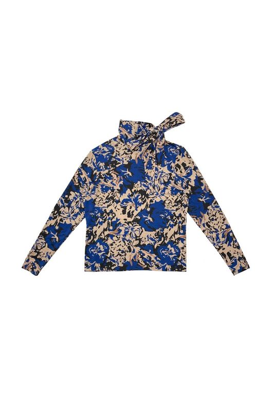 Blue Splash Larisa Top