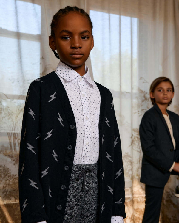 White Electrifying Standard Shirt