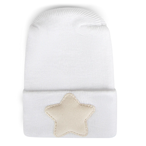 Linen Cream Star Hospital Hat