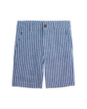 Blue Canopy Stripe Trouser Short
