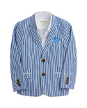 Blue Canopy Stripe Club Blazer