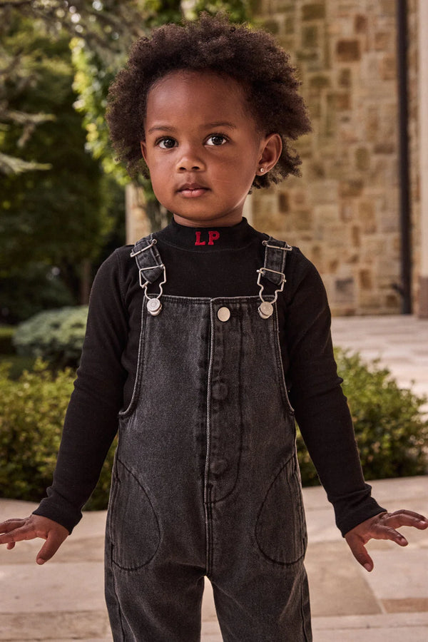 Black LP Mockneck