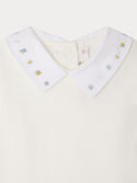 Ivory Collar Jullet Onesie