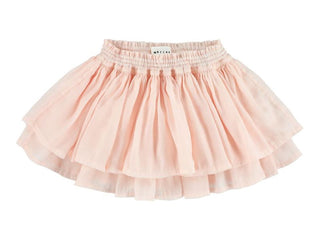 Blush Margot Elastic Waistband Ruffle Skirt