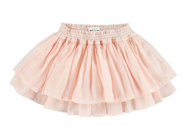 Blush Margot Elastic Waistband Ruffle Skirt