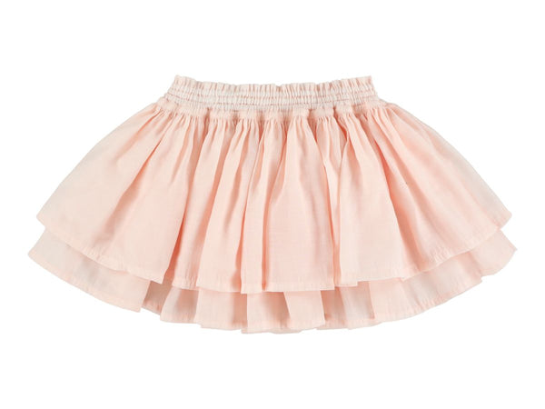 Blush Margot Elastic Waistband Ruffle Skirt