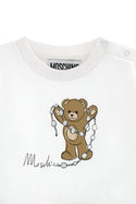 White Teddy Bear Peplum Sweatshirt
