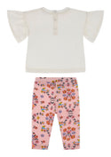 Cloud Baby Flutter Top & Floral Leggings Outfit