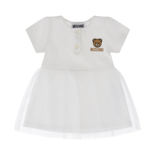 White Baby Tulle Bear Dress