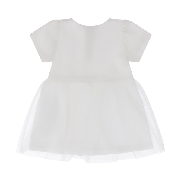 White Baby Tulle Bear Dress