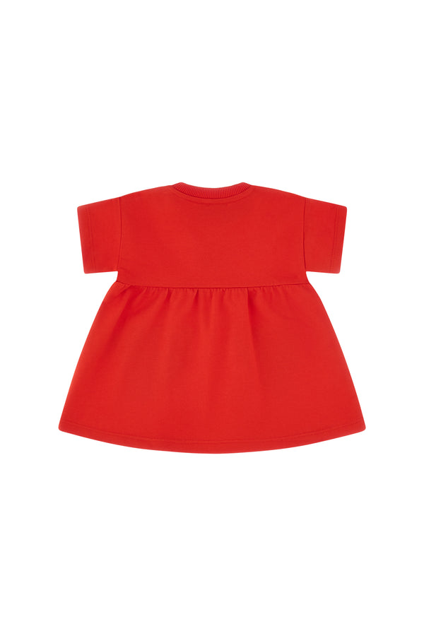 Red Baby Bear Pocket Dress