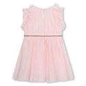 Apricot Baby Ceremony Tulle Ruffle Dress
