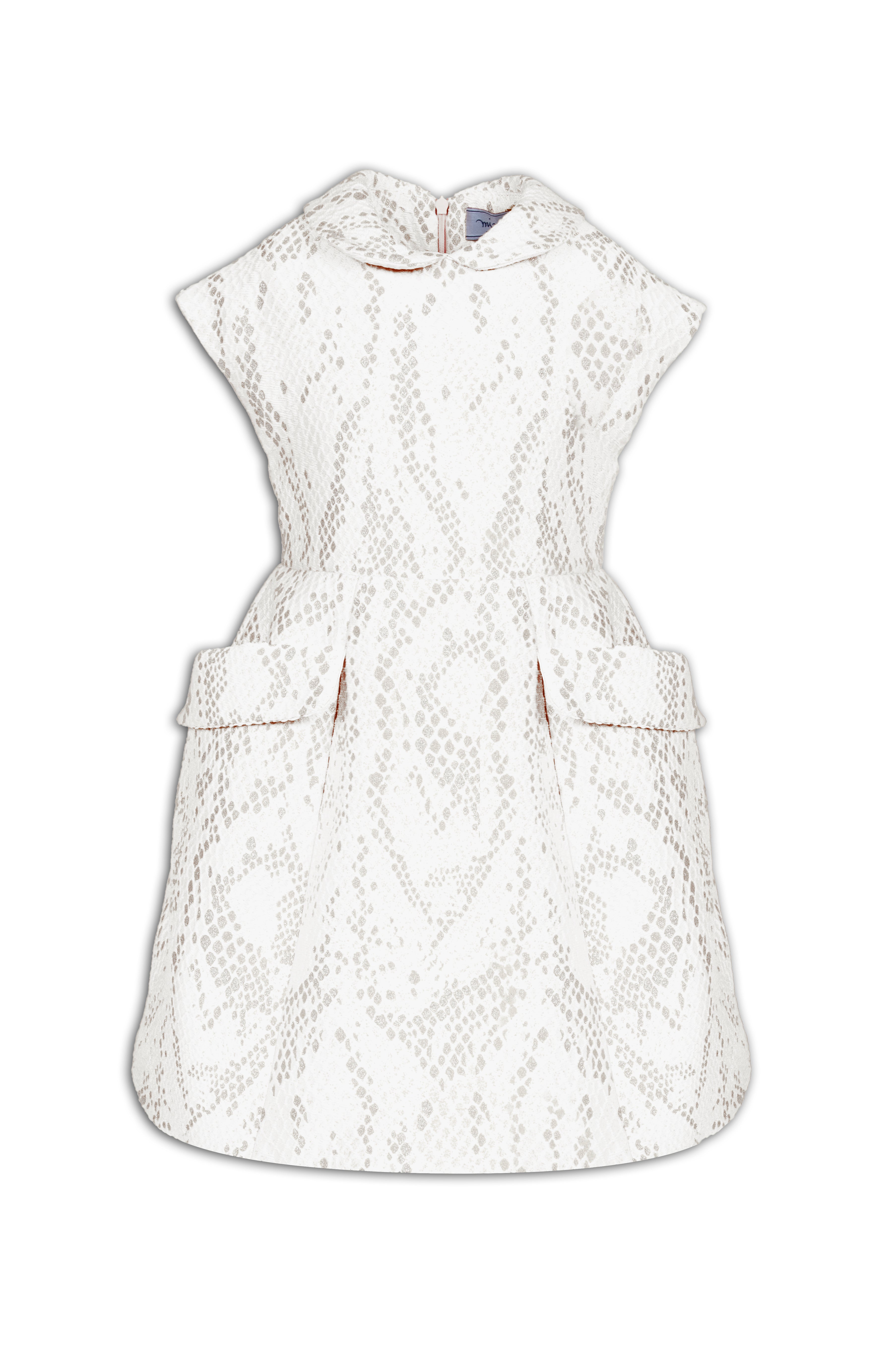 Metallic Python Pocket Dress | The Red Balloon