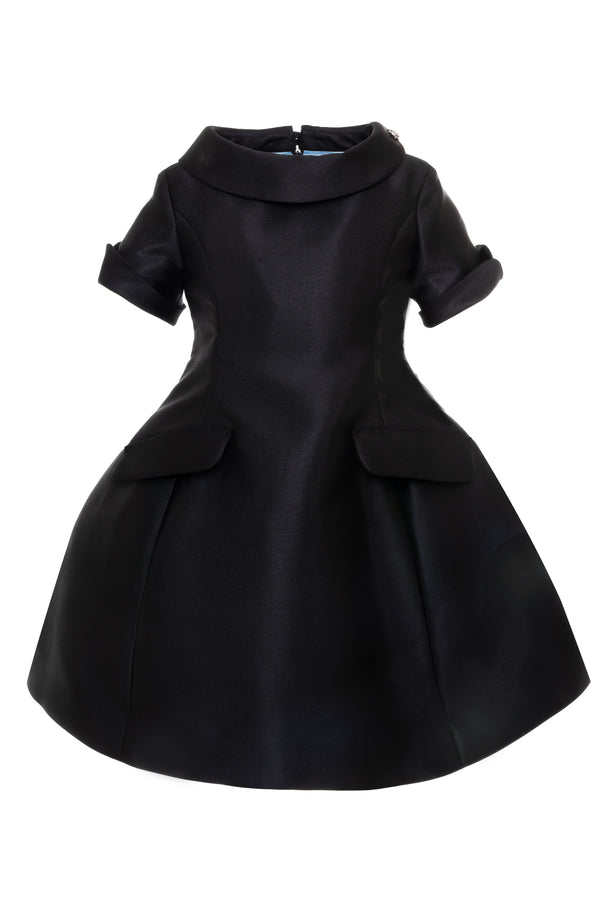 Black Embellished Mika Long Length Dress