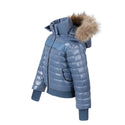 Dusty Blue Logo Kids Coat