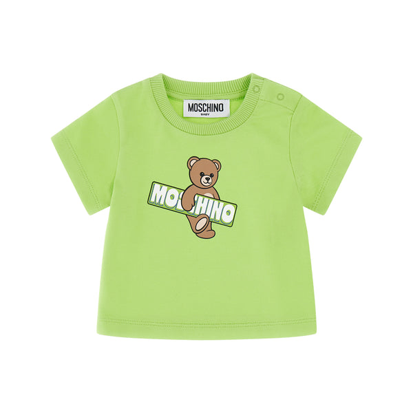 Lime Baby Moschino Bear Tee