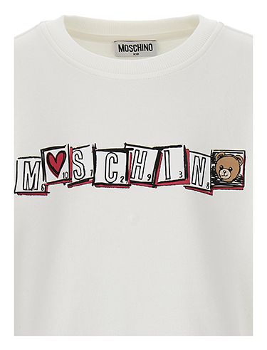 Cloud and Beige Sweatshirt Skirt Dress