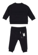 Black Mini Me Baby Monogram Sweatsuit