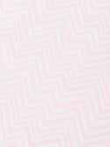 Pink Baby Allover Chevron Pattern Knit Blanket