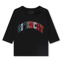 Baby Black Texture Colorful Logo Tee