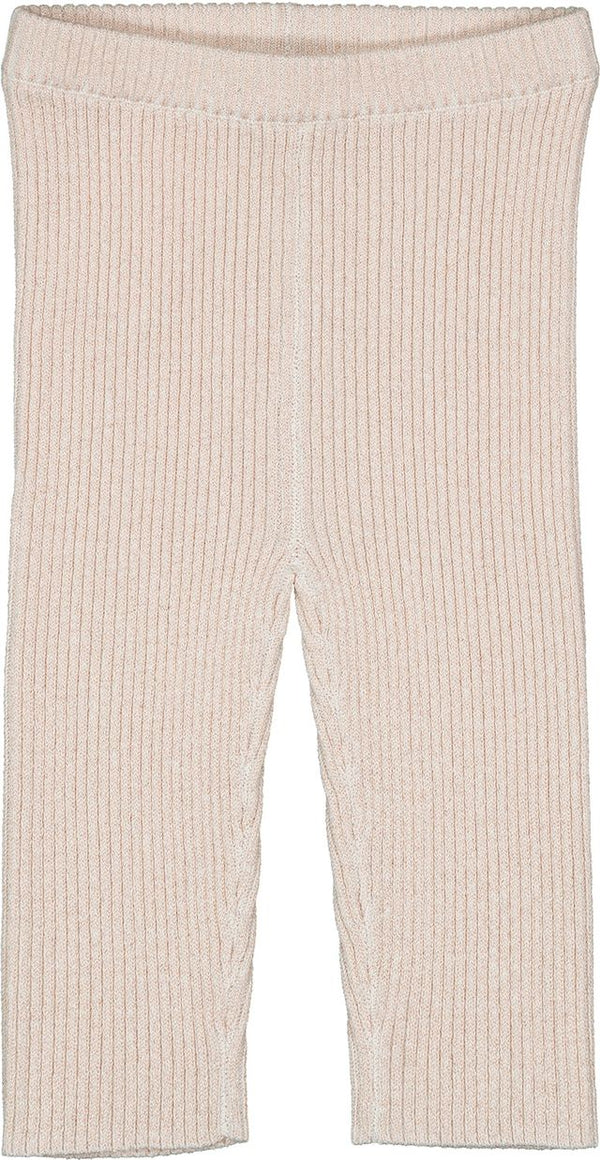 Cream Baby Knit Chat Leggings