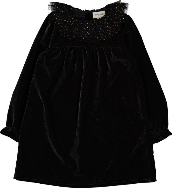 Black Velvet Guimauve Dress