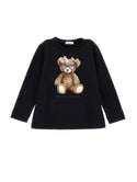 Black Teddy Long Sleeve Tee