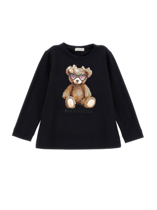 Black Teddy Long Sleeve Tee