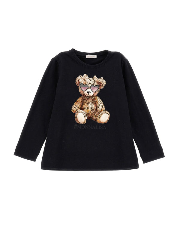 Black Teddy Long Sleeve Tee