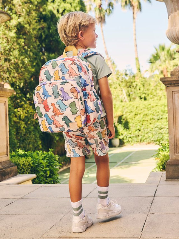 Multicolor Dinosaur Play Backpack