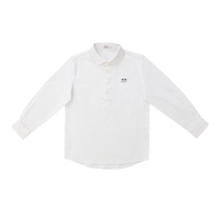 White Collar Long Sleeve Shirt