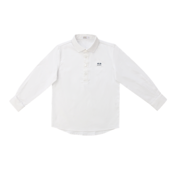 White Collar Long Sleeve Shirt