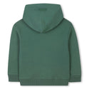 Green Embroidered Logo Hoodie